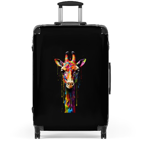 Rainbow Giraffe Suitcases