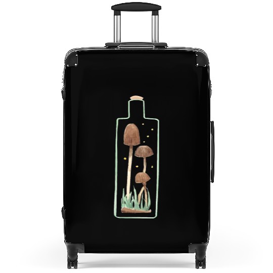 Mushroom and Firefly Terrarium Suitcases