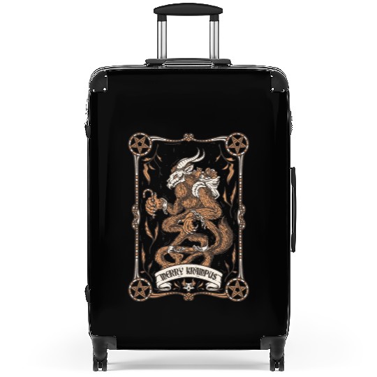 Merry krampus Suitcases
