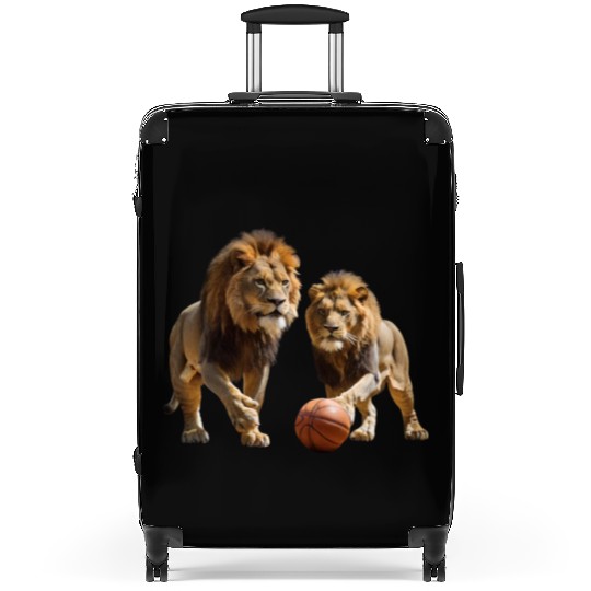 Basketball lion player Suitcases