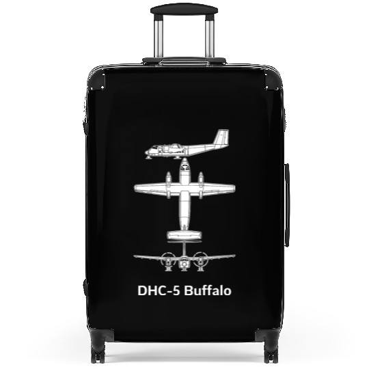 Canada DHC-5 Buffalo Aircraft model Suitcases