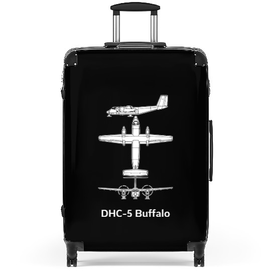 Canada DHC-5 Buffalo Aircraft model Suitcases
