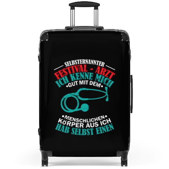self-proclaimed festival doctor party Suitcases