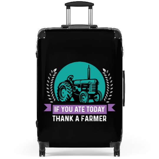 Thank a Farmer Thankful Person Gift Suitcases