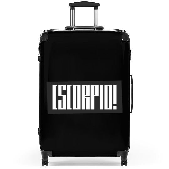scorpio zodiac Suitcases