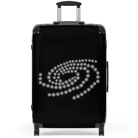 Snow Snowflakes Galaxy Winter Snowflake Suitcases