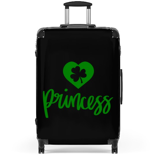 Irish Heart Clover Princess Suitcases