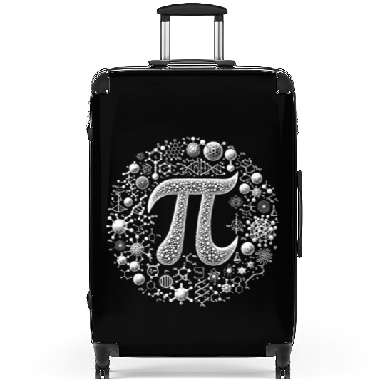 Funny Pi Day 2024 3,14 Pi Number Symbol Math Suitcases