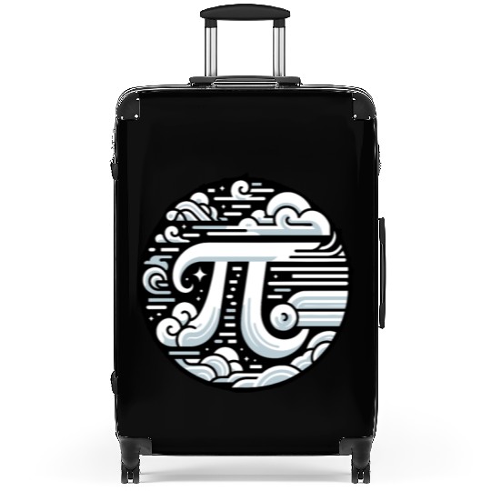 Funny Pi Day 2024 3,14 Pi Number Symbol Math Suitcases
