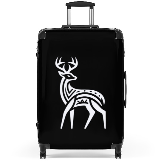 Deer Native American Zodiac Suitcases