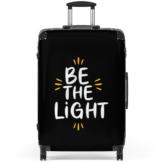 Be The Light Suitcases