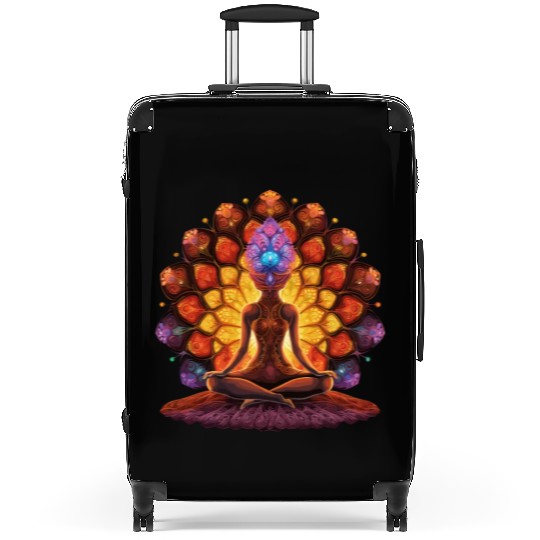 Meditation Chakra Infused Mushroom Suitcases