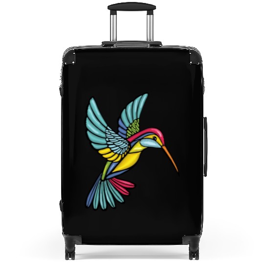 Colourful Hummingbird, Sweet and Elegant Style Suitcases