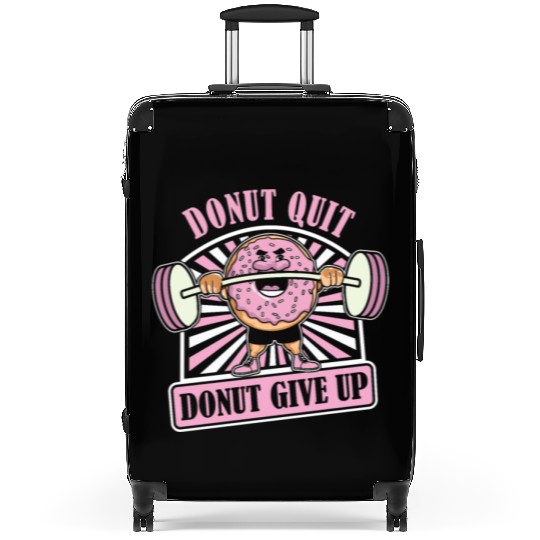 Fitness Donut Funny Donut Gym Suitcases