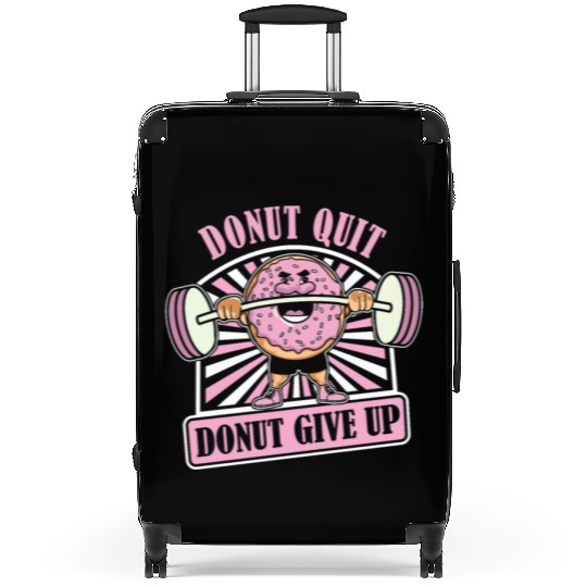 Fitness Donut Funny Donut Gym Suitcases