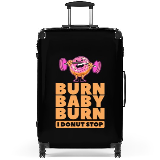 Fitness Donut Funny Donut Gym Suitcases