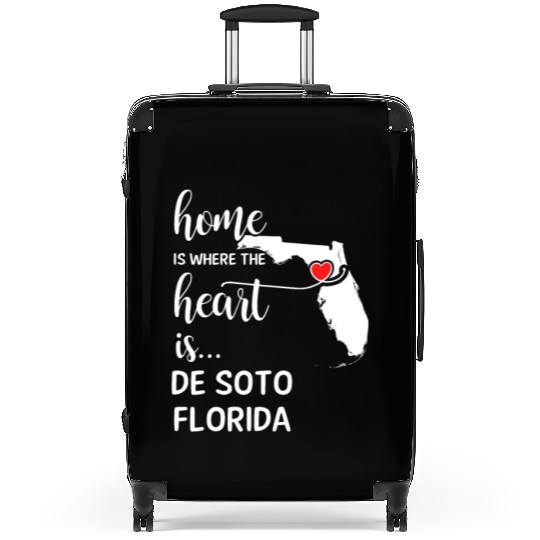 De Soto County Florida Is Where My Heart Is Cool Suitcases