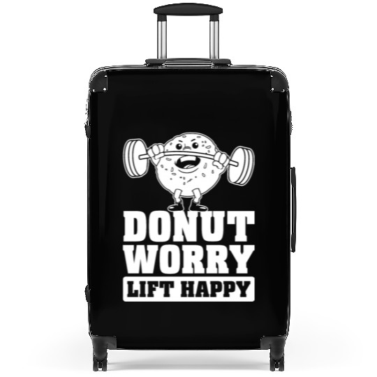Fitness Donut Funny Donut Gym Suitcases