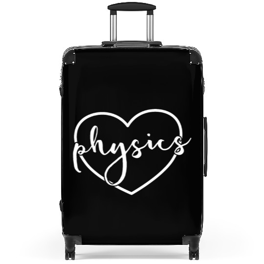 Physics Heart Back To School Physics Teacher Suitcases