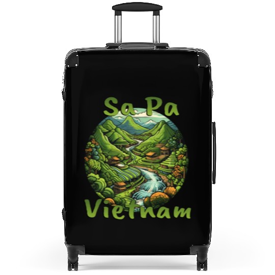 Pa Vietnam: Green Rice Terraces Suitcases