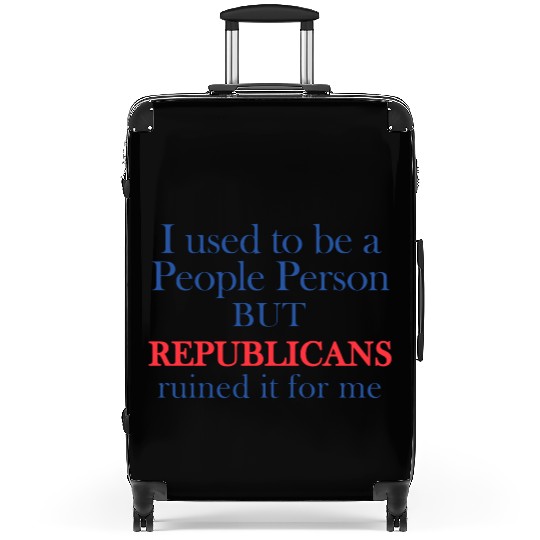 Not A People Person - Blue Suitcases