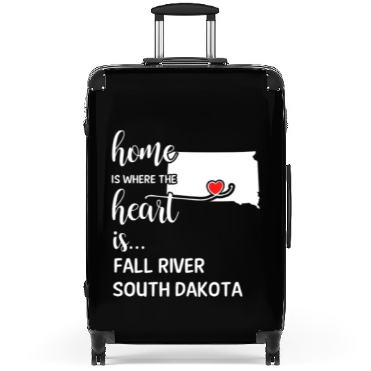 Fall River County South Dakota Is Where My Heart Suitcases