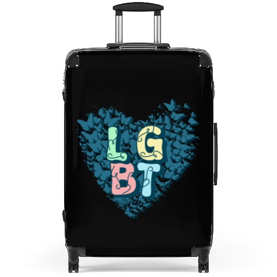 Fluttering Freedom: LGBT Butterfly Suitcases