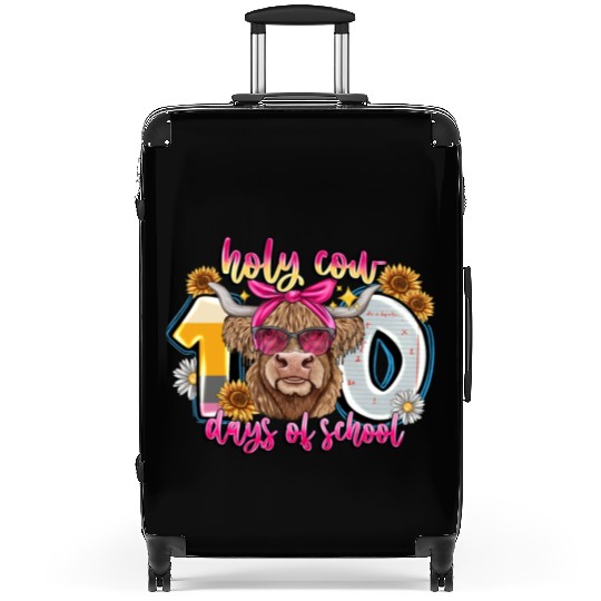 Holy Cow 100 Days Of School Suitcases