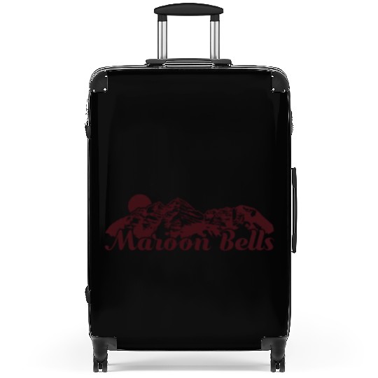 Maroon Bells Elk Mountains Colorado Suitcases