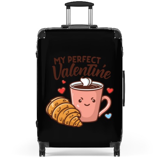 Coffee and Croissant | My Perfect Valentine Suitcases