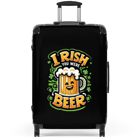 Irish You Were Beer Suitcases
