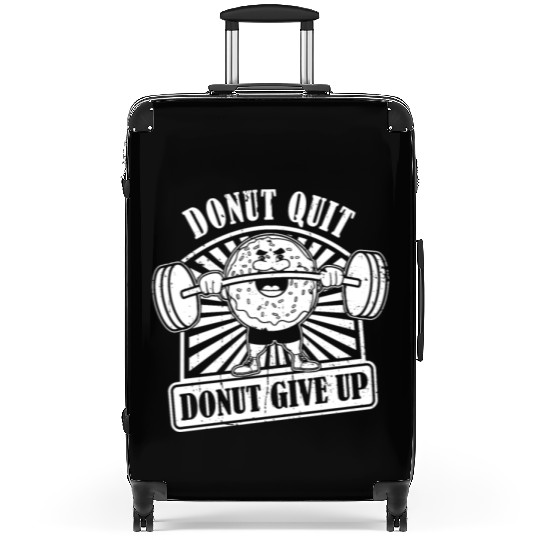 Fitness Donut Funny Donut Gym Suitcases