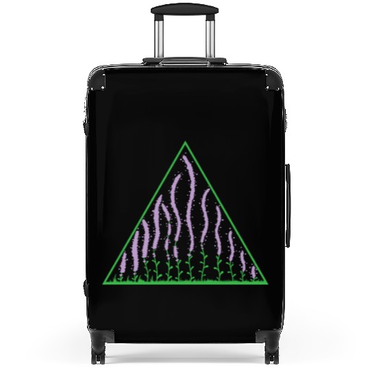 Lavender in a Triangle Plant Garden Fragrance Suitcases
