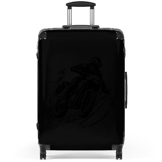 Motorbike off-road driver racing Suitcases