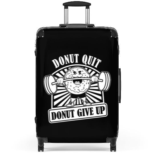 Fitness Donut Funny Donut Gym Suitcases