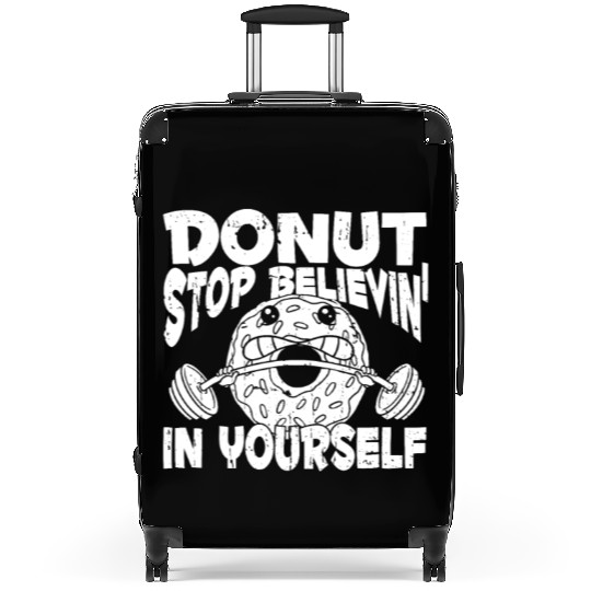 Fitness Donut Funny Donut Gym Suitcases