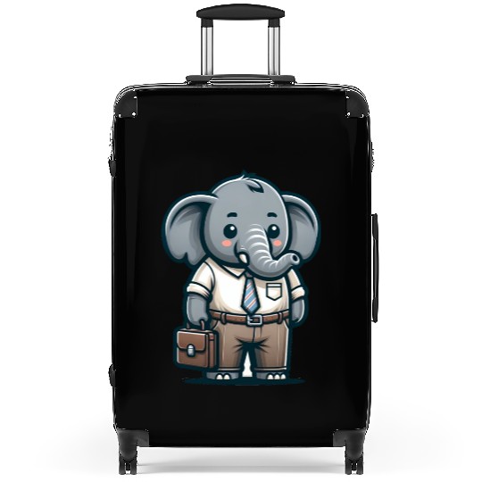 Cute Elephant Teacher Suitcases