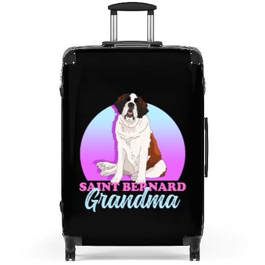 St. Bernhard Dog Saint Bernard Grandma Suitcases