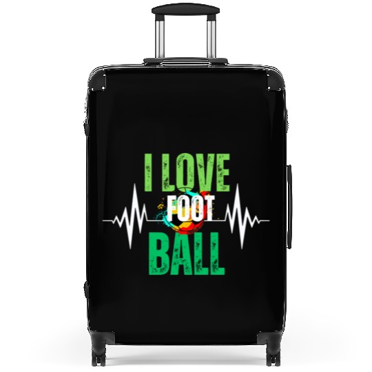I love football Suitcases