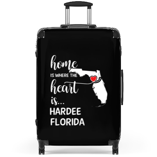 Hardee County Florida Is Where My Heart Is Cool Suitcases