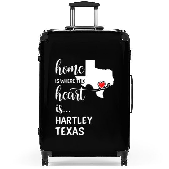 Hartley County Texas Is Where My Heart Is Gift Suitcases