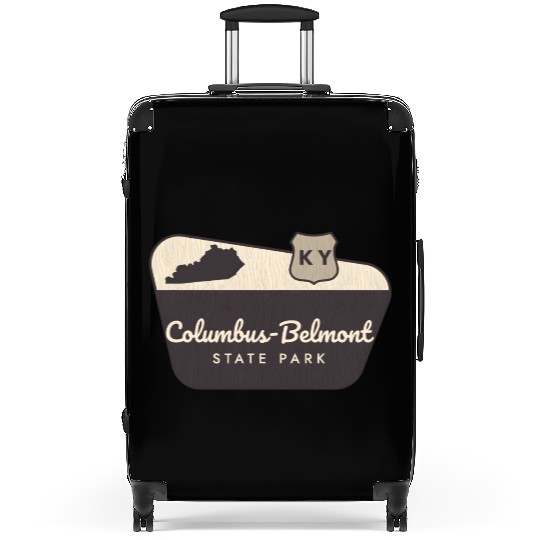 Columbus-Belmont State Park Kentucky Welcome Sign Suitcases
