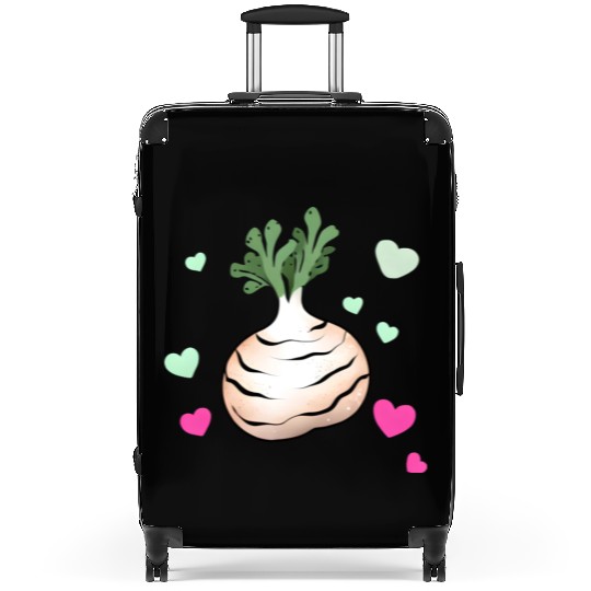Turnip Love Valentine's Day Hearts Suitcases