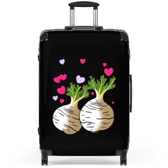 Turnip Love Hearts Valentine's Day Suitcases