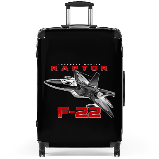 F-22 Raptor Fighterjet Us Air Force Warbird Suitcases