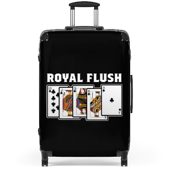 Royal Flush Gambler Or Card Player Gift Suitcases