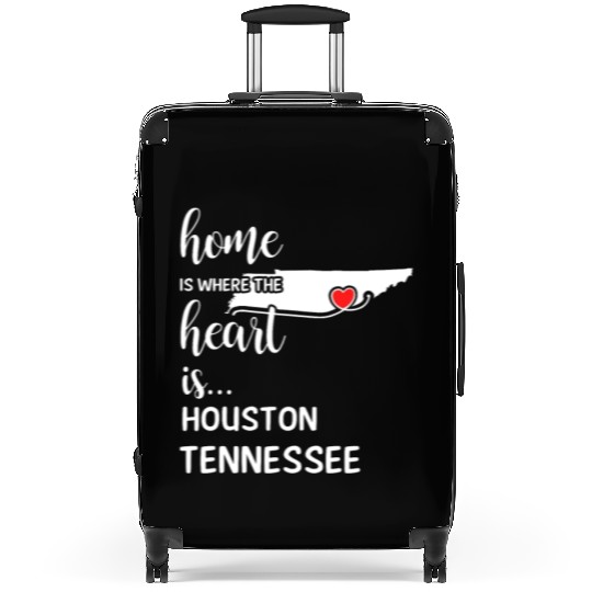 Houston County Tennessee Is Where My Heart Is Gift Suitcases