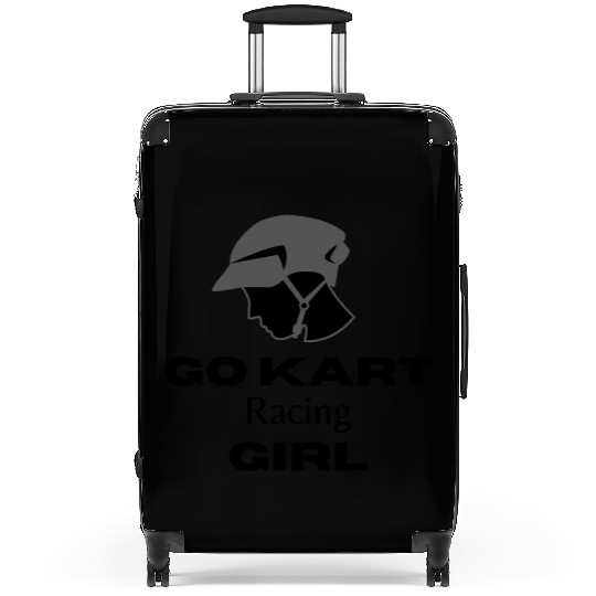 Go kart racing girl Suitcases