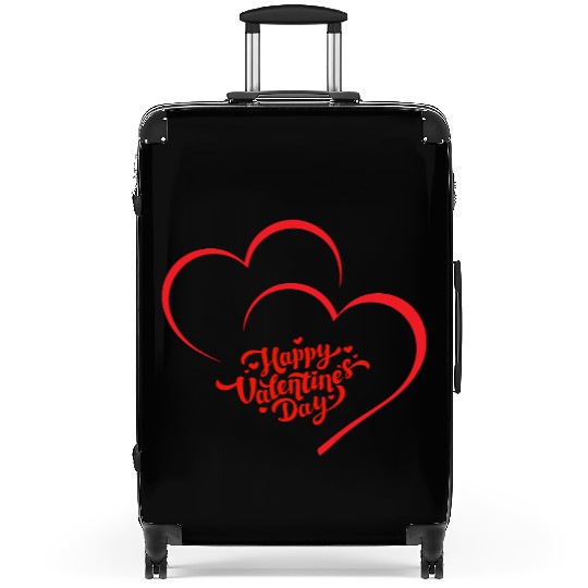 Happy Valentine's Day" Suitcases