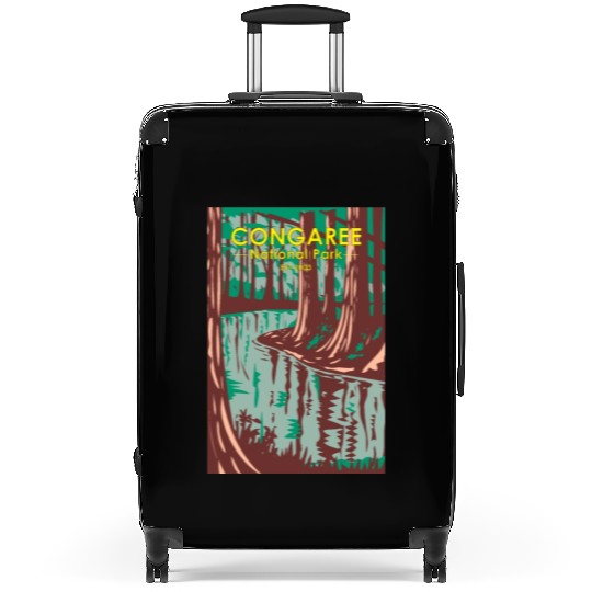 Congaree National Park South Carolina Vintage Suitcases